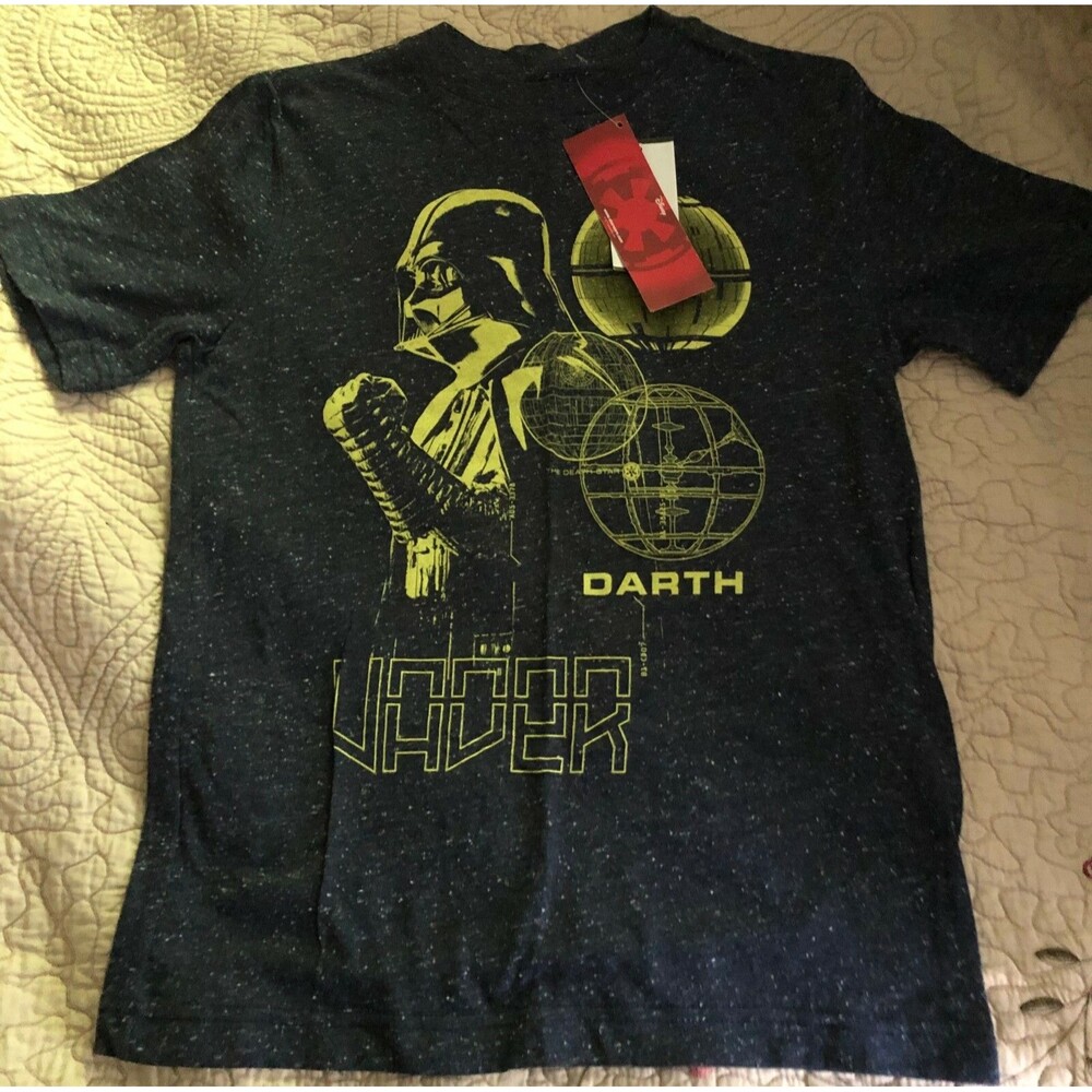 Boys Star Wars Darth Vader Blue T-Shirt Size Small NWT B4